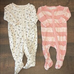 100% cotton size 3-6 months sleepers - Roots & Joe Fresh